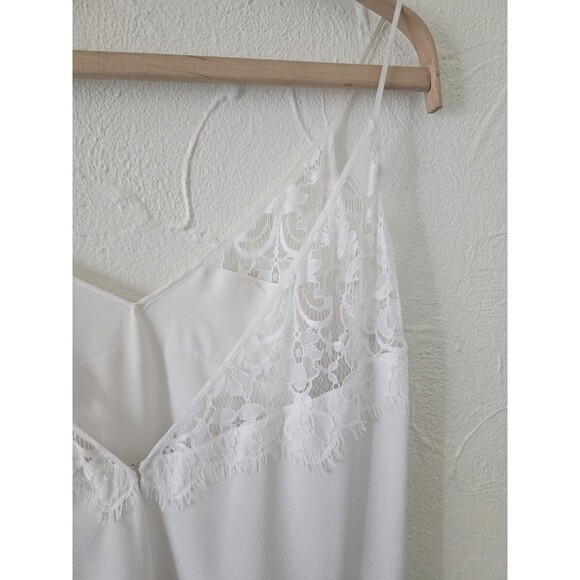 Theory Women's Walela Elevate Crepe Dress, Ivory, Size 6 - Picture 3 of 8